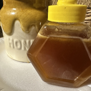 Natural Peach Dark Amber Honey - 10oz wt. -  2025 Harvest (Small Batch)