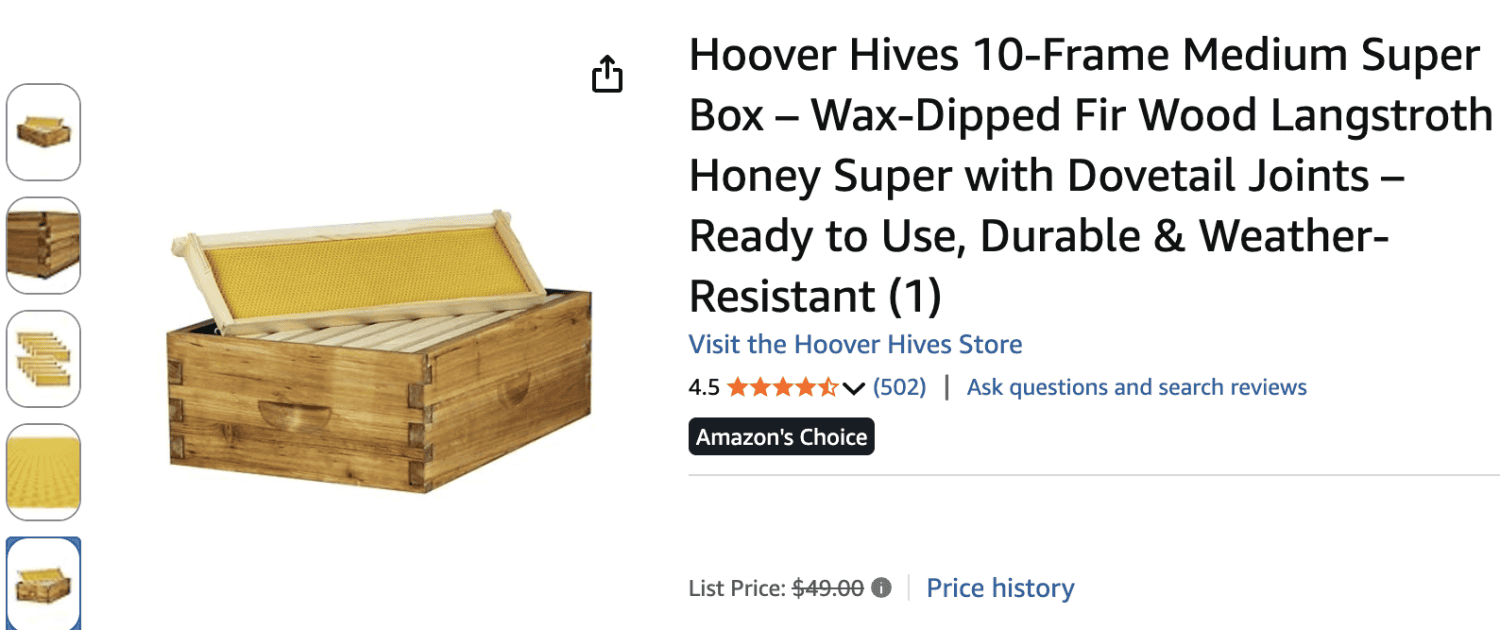 Beehive wooden box for sustainable beekeeping, durable honey storage, weather-resistant hive.