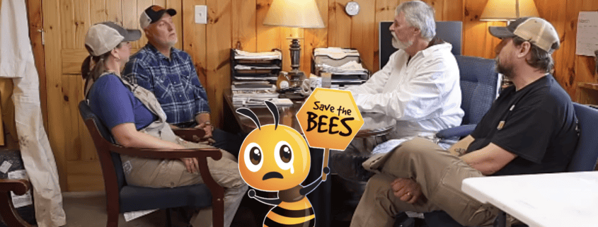 Healthy beekeepers discussion on bee conservation and sustainable beekeeping practices at The Mindful Beekeeper.