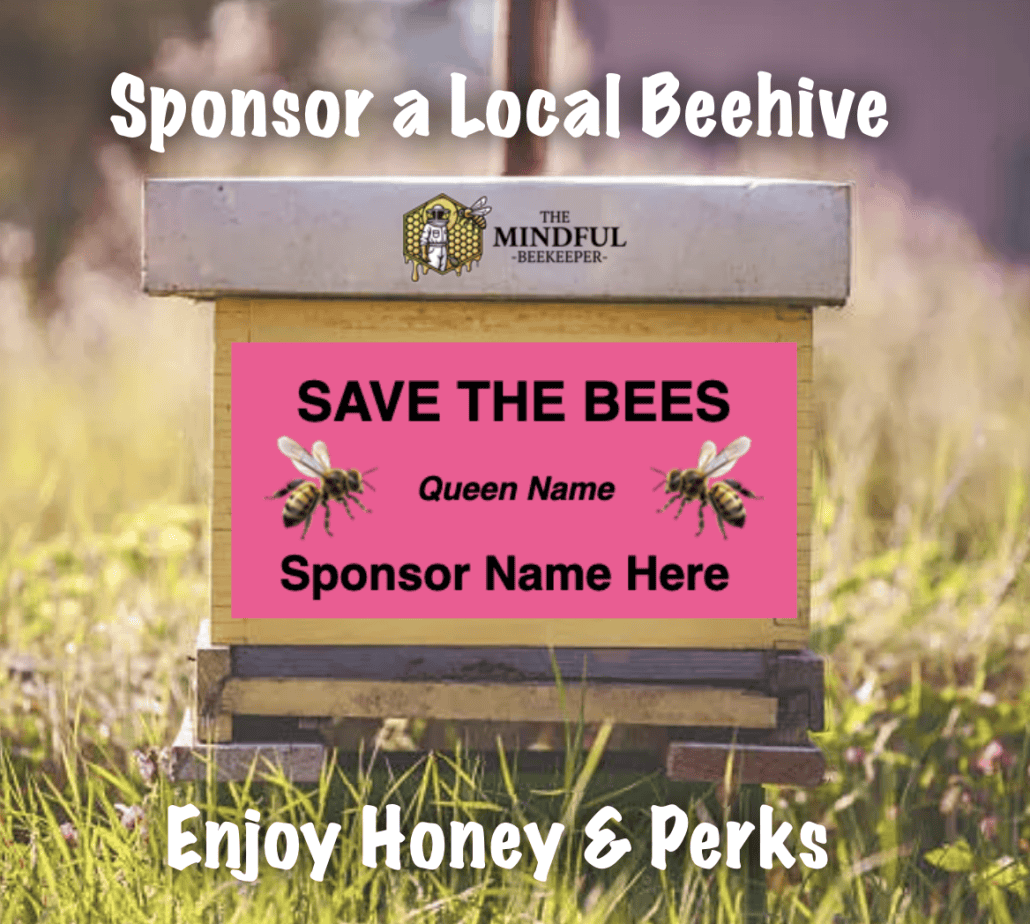 Save the Bees Beekeeping Support Sign Support local beekeepers and promote bee conservation efforts.