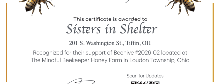Supportive community members helping bees and local shelters.
